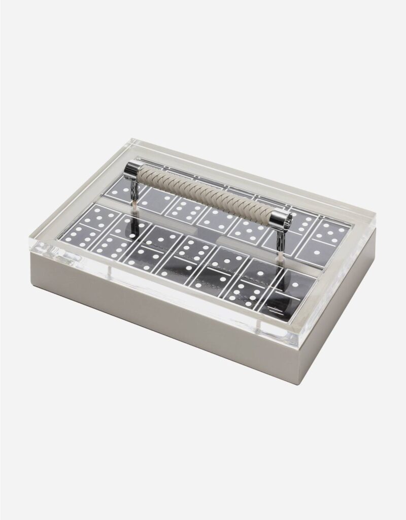 DIANA LEATHER DOMINO GAME SET