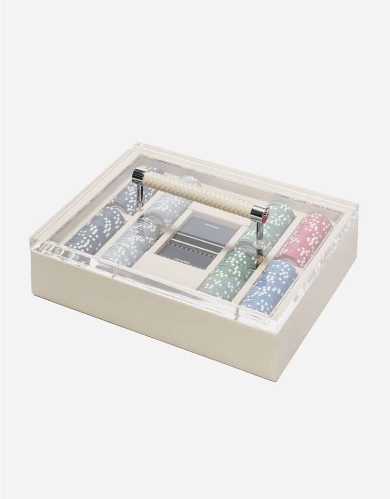 DIANA LEATHER POKER CASE