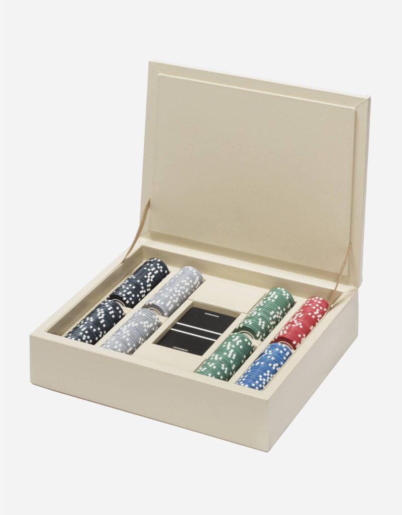 EVA HANDWOVEN POKER CASE