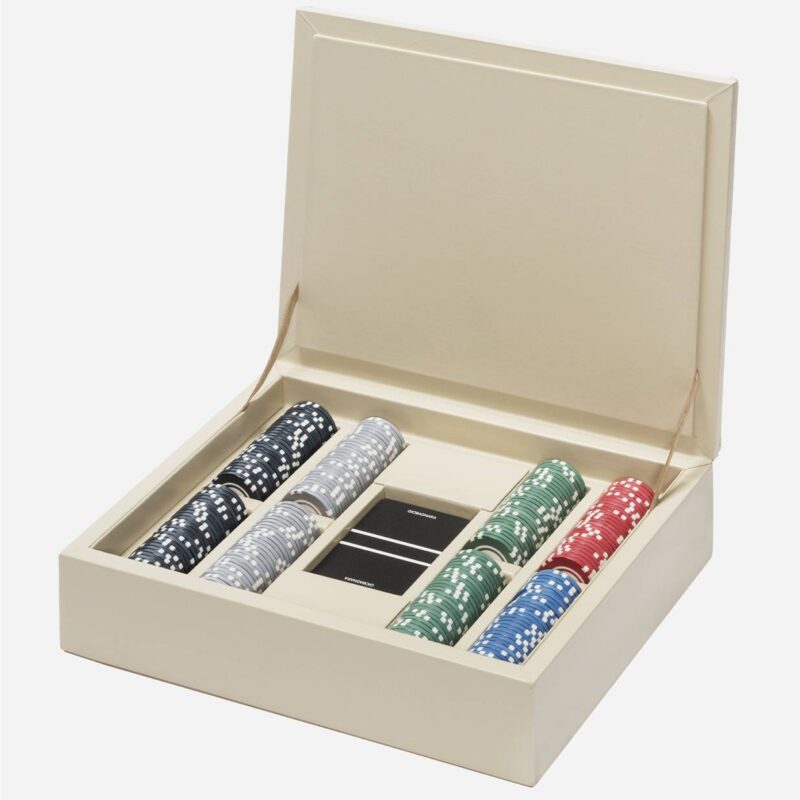 EVA HANDWOVEN POKER CASE